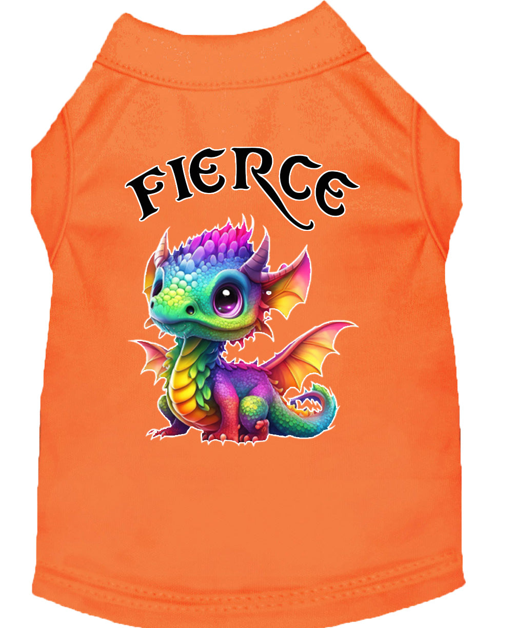 Fierce Dragon Pet Shirt Orange