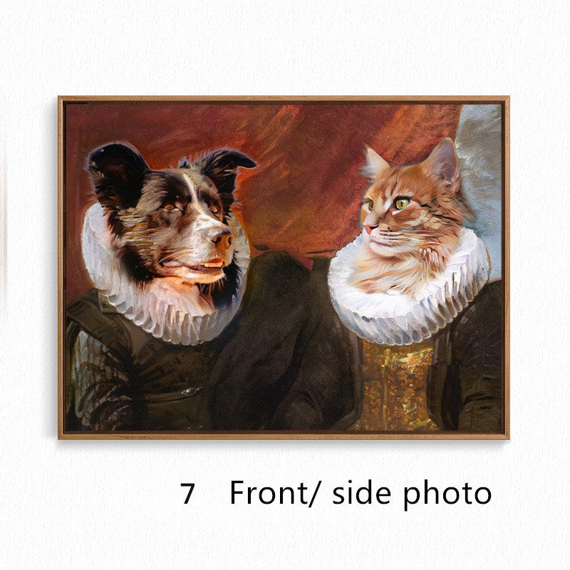 Personalized pet portraits 7style 32x42cm