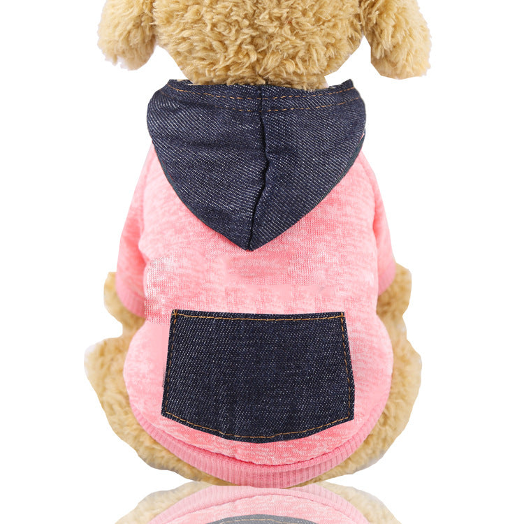 Cat clothing pet supplies Cowboy pink