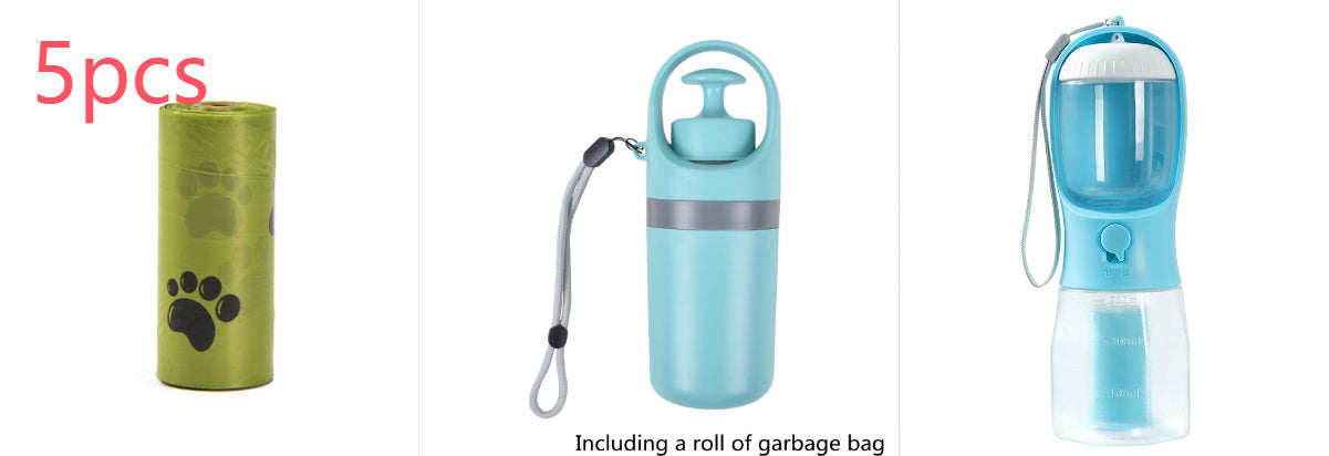 Portable Lightweight Dog Pooper Scooper With Built-in Poop Bag Dispenser Eight-claw Shovel For Pet Toilet Picker Pet Products Set2