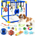 Interactive Puppy Play Gym with 16 Toys Dog Enrichment Activity Center Default Title