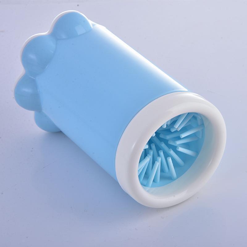 Dog Cleaning And Beauty Tools Portable Pets Dog's Paw Large Silicone Foot-washing Machine Pet Products Blue