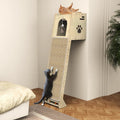 Luxury Wall-Mounted Cat Climbing Tower with Scratching Mat & Perch – Max & Rex Approved Default Title