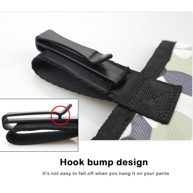 Dog Training Treat Pouch Mini Bag – 600D Oxford Cloth | Black, Red & Camo