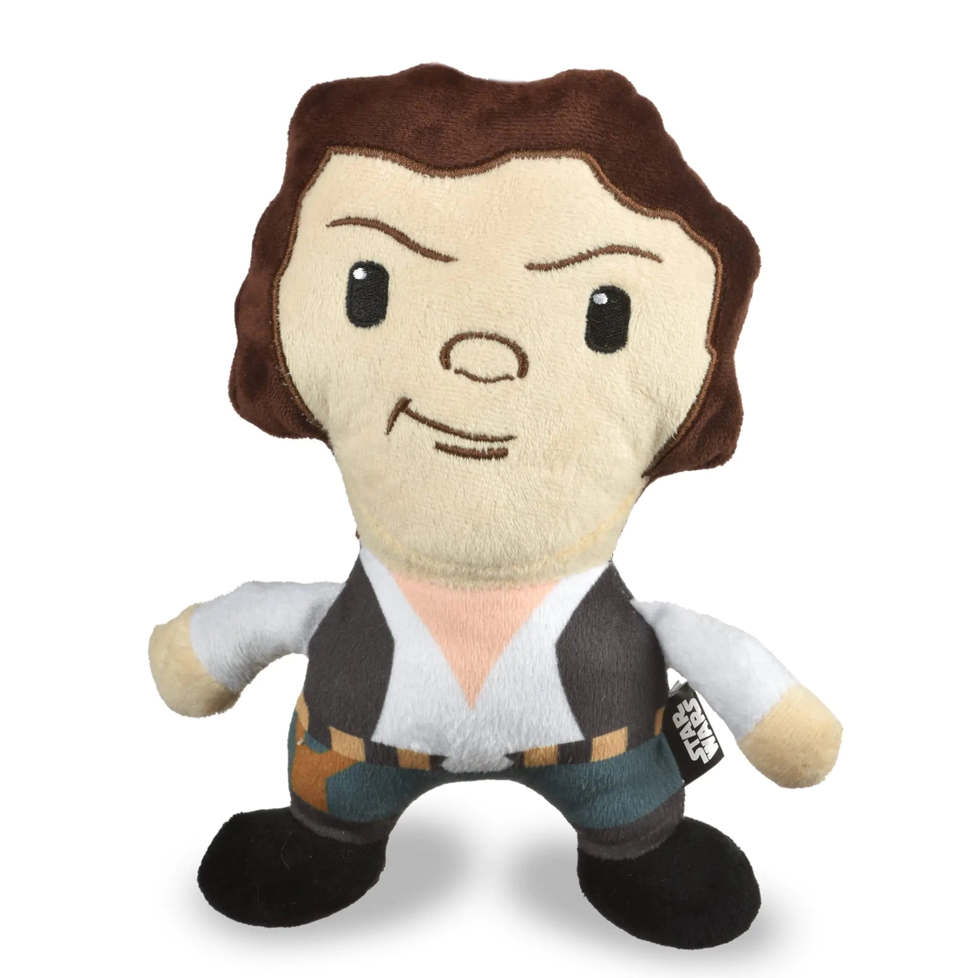 Star Wars 9" Han Solo Plush Squeaker Toy | 9” Han Solo Plush Squeaker Pet Toy | Star Wars Toy for Dogs Han Solo Stuffed Animal 6 inch | Dog Chew Toy 9 InchFF19166 Han Solo 9 Inch