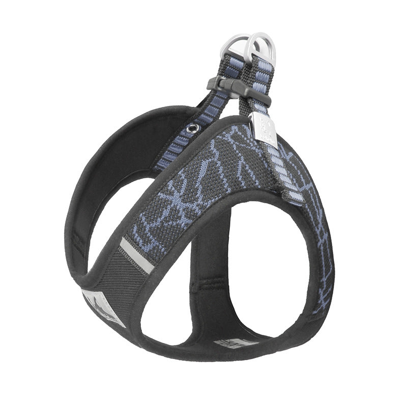 Pet supplies chest harness pet leash in stock Grey