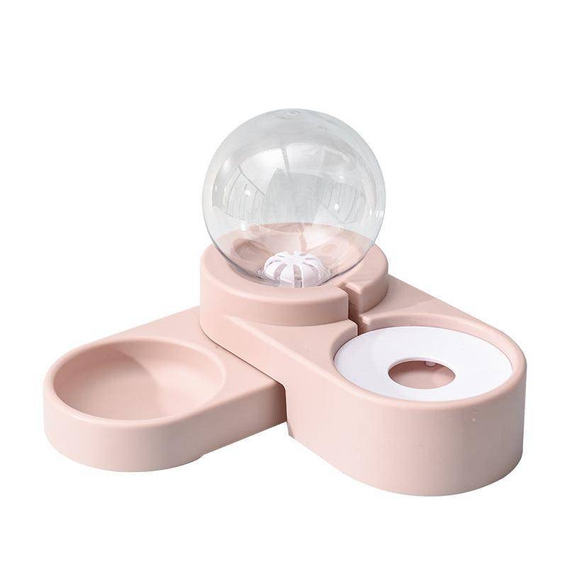 The Hydrapaws Automatic Pet Water Dispenser Plus Bowl: Eco-Friendly, Non-Electric, And High Capacity Pink