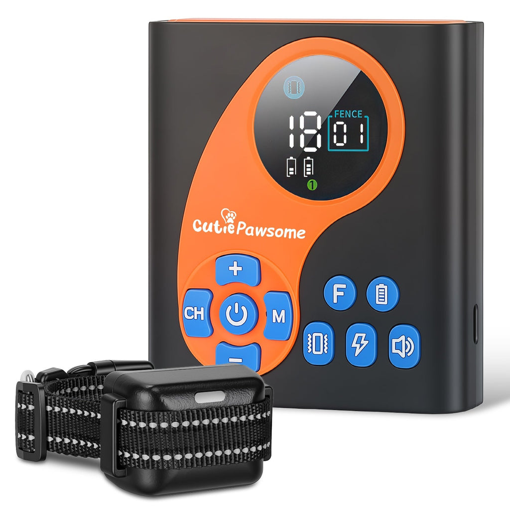 Wireless Dog Fence System with Training Collar - 722FT Range 1 Collar