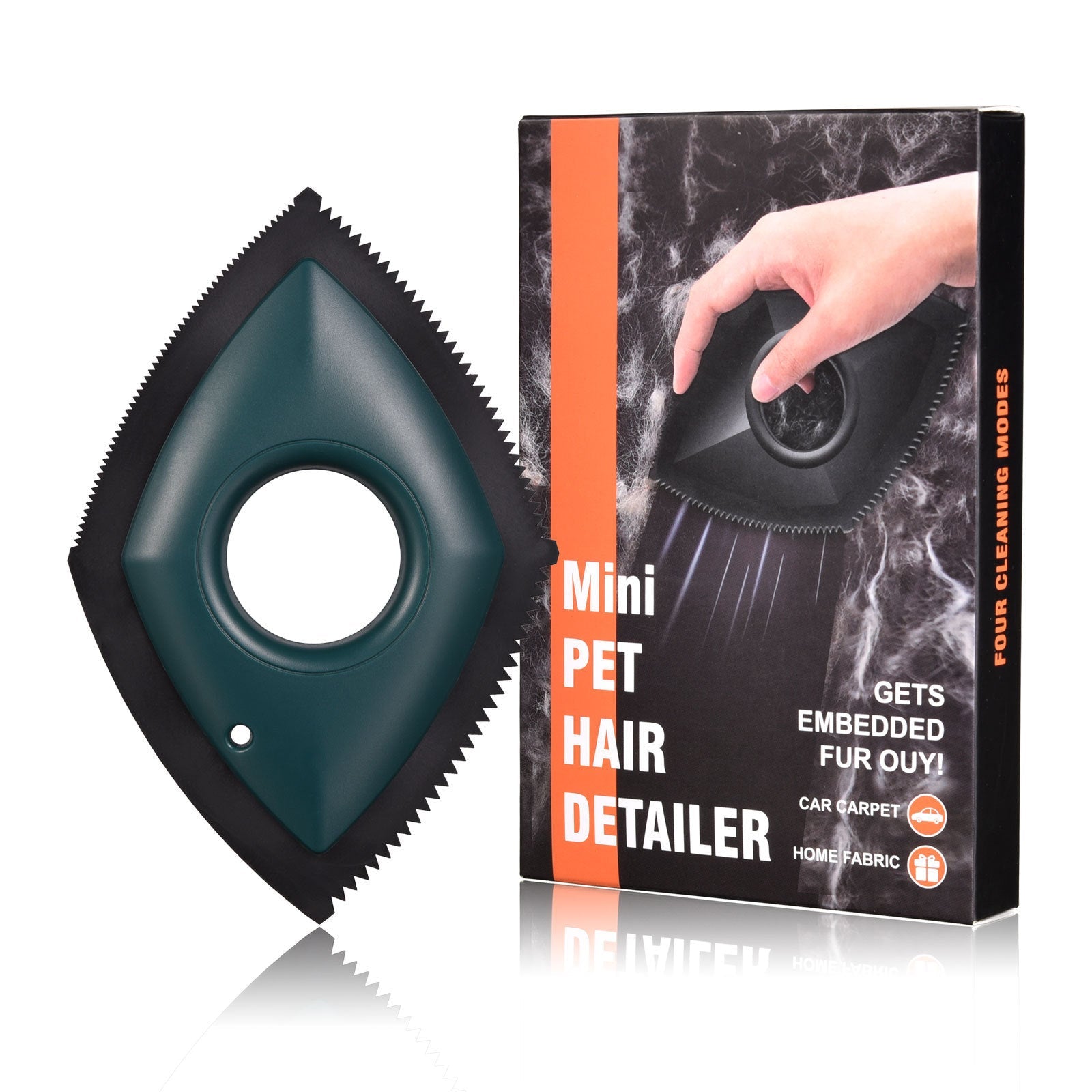 Pet Hair Remover Professional Hair Removal Tool For Cars Carpets Fur Catcher Cleaning Products Accessories Green