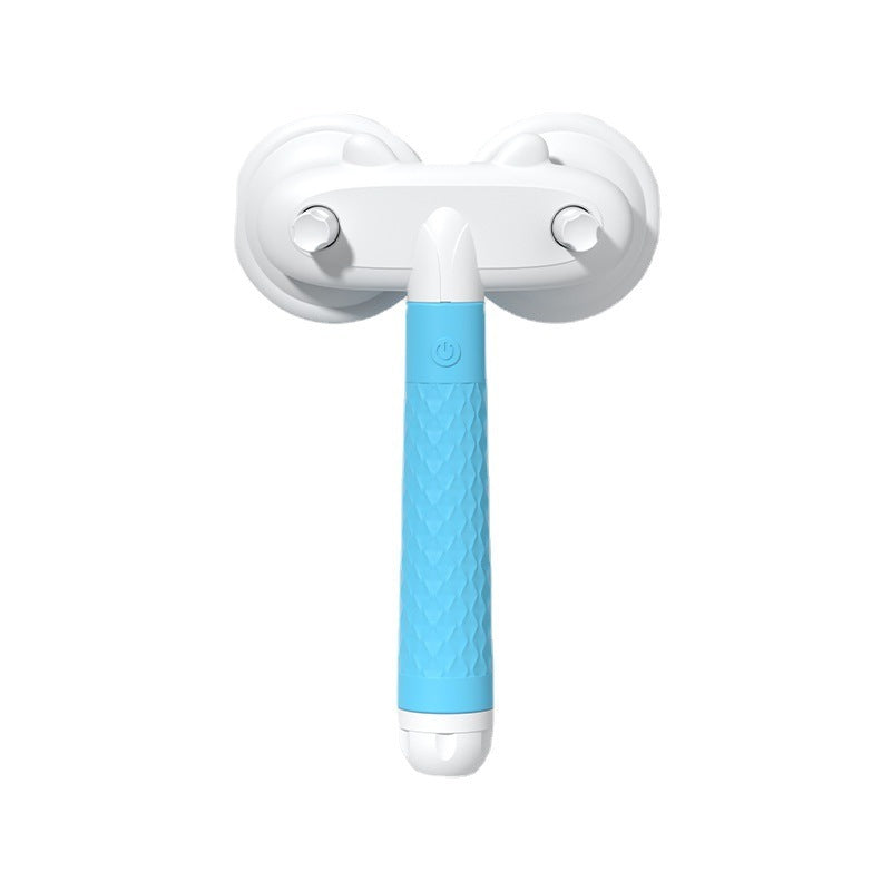 Pet Cat Brush Dog Slicker Brush Double-headed Negative Ion One-button Self Cleaning Dog Cat Hair Removal Pets Products Blue