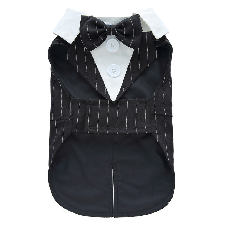 Pet Supplies Clothing Dog Dress Tuxedo Black stripes