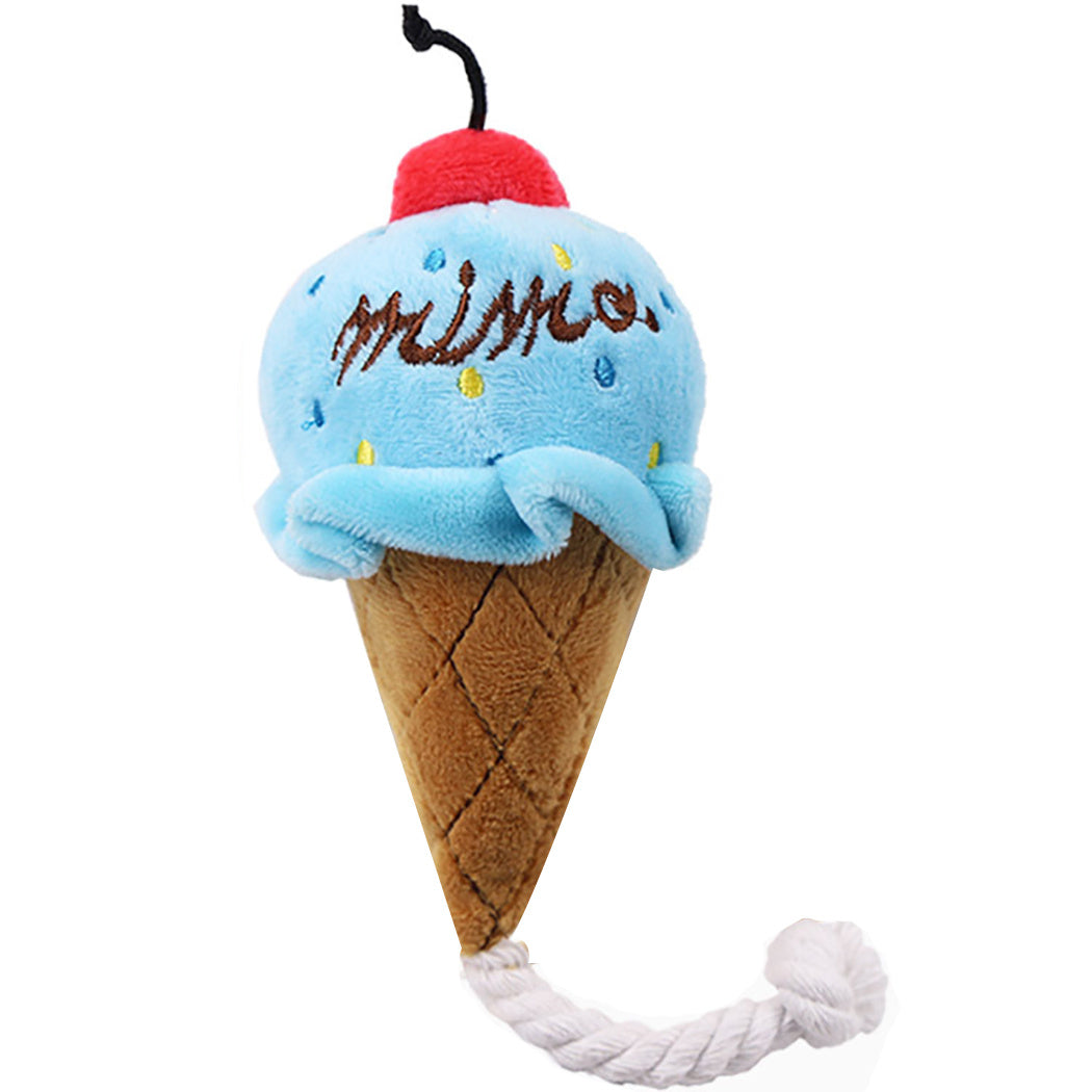 Gooddog, Dog, Plush Vocal Toys, Fruits, Cartoons, Pets, Cats, Toys, Pet Supplies Ice cream