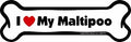 I love my Maltipoo Bone Magnet