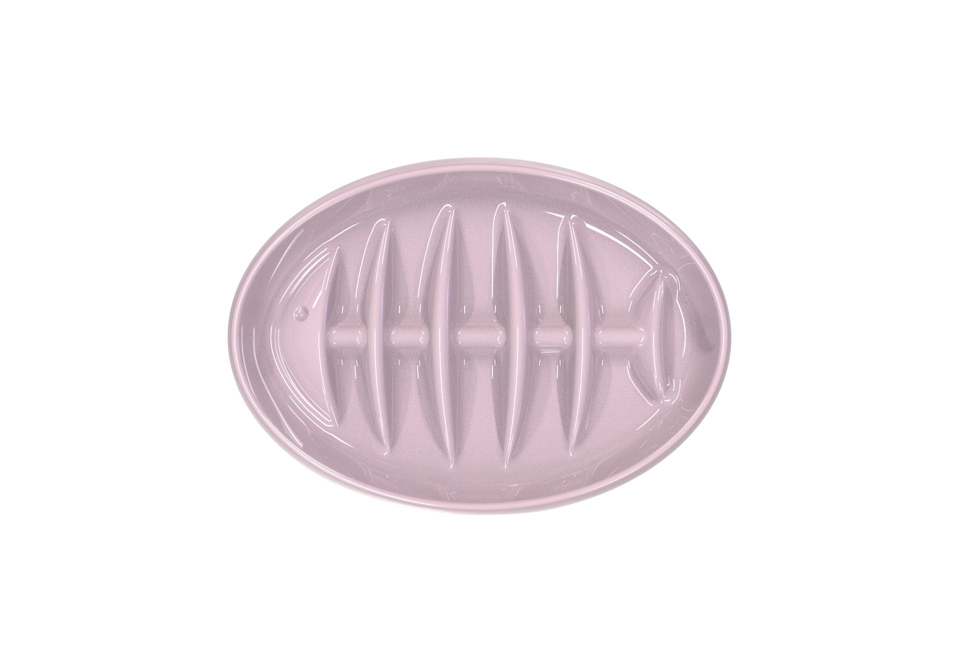 Cat Slow Feeder Bowl Slow Feed Cat Dish Fishbone Cat Slow Feeder Small Interactive Dog Feeder Dish Anti Gulping Pet Bowl For Cat And Dog Slow Eating To Against Bloat Pink