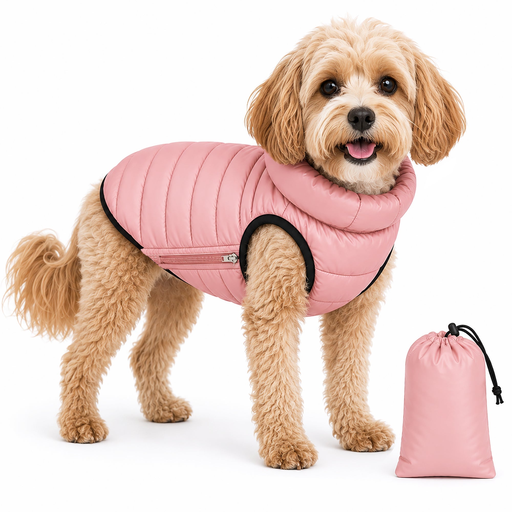 Pet Life ® 'Pursuit' Quilted Ultra-Plush Thermal Dog Jacket Pink