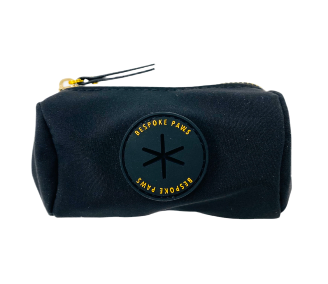 Pawsh Pouch—The Dangle-Free Waste Bag Dispenser Black Black