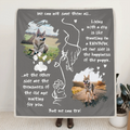 Personalized Dog Mom Quilt/ Fleece Blanket - Upload Photo - Gift Idea For Pet Lover - We Can Not Save Them All But We Can Try Fleece Blanket #FFFFFF