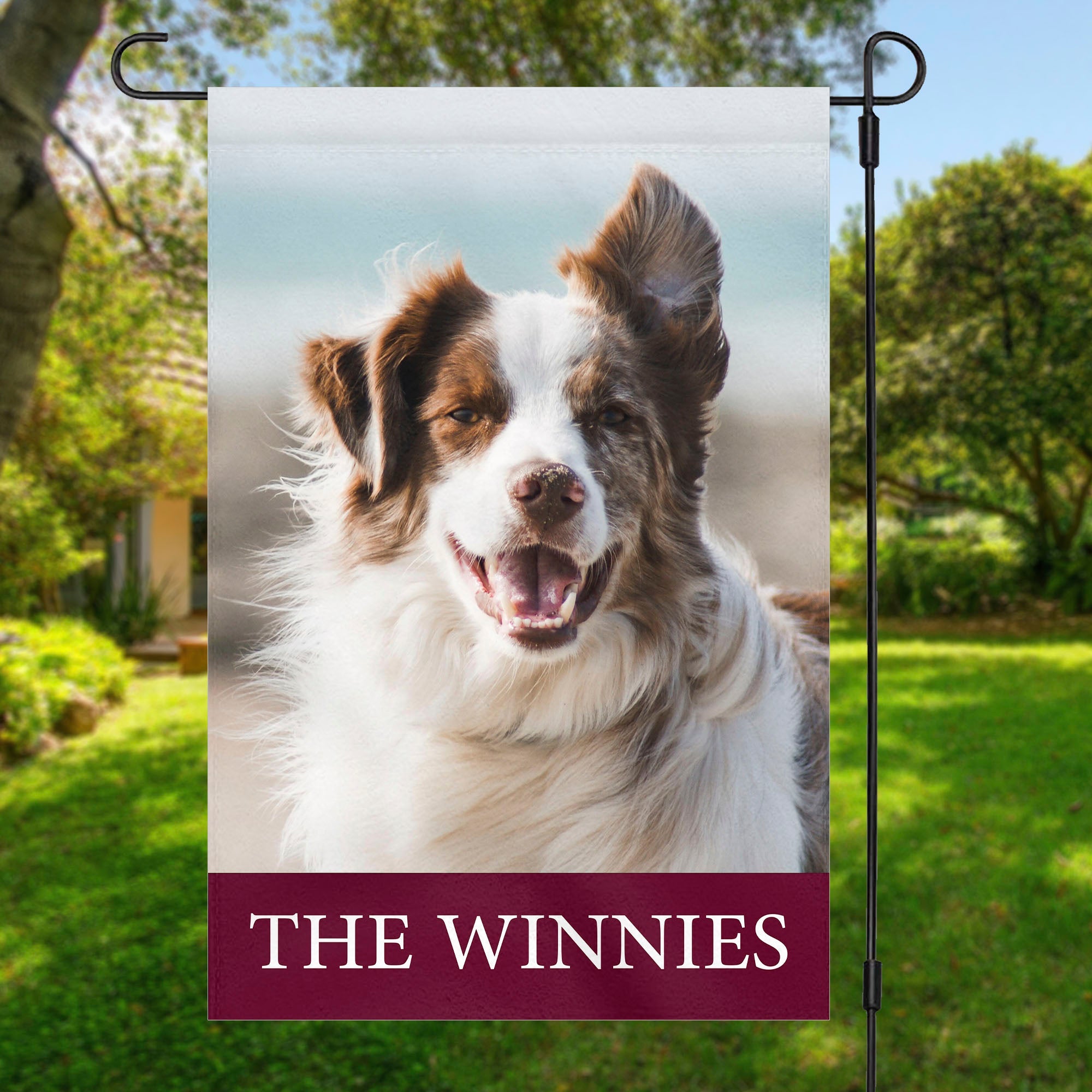 Dog Cat Pet Personalized Custom Photo Garden Flag T722 12"x18"