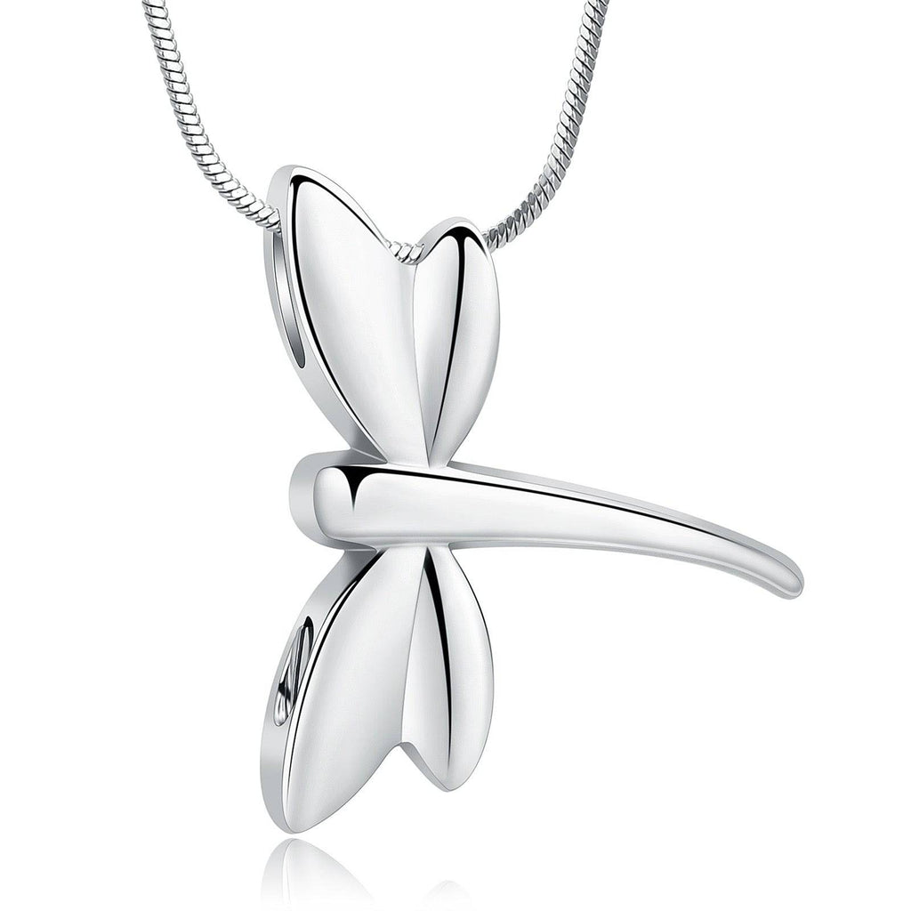 Sleek Dragonfly Ashes Necklace Pendant