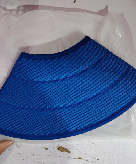 Dog Cat Anti-bite Collar Pet Medical Recovery Collars Transparent Pets Protection Cover Elizabethan Collar Circle For Pet Supplies Royal blue