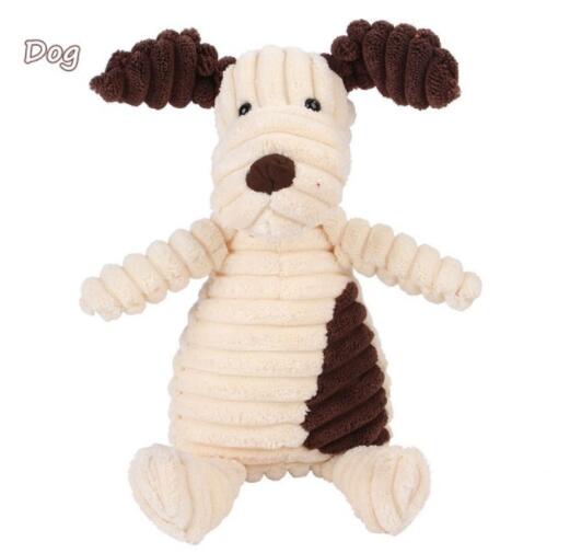 Vocal Animal Plush for Pet Dog Molar Teeth Cleaning Training Dog 28cm