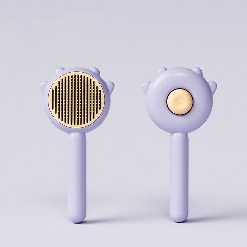 Cat Comb Massage Pet Magic Combs Hair Removal Cat And Dog Brush Pets Grooming Cleaning Supplies Scratcher Purple