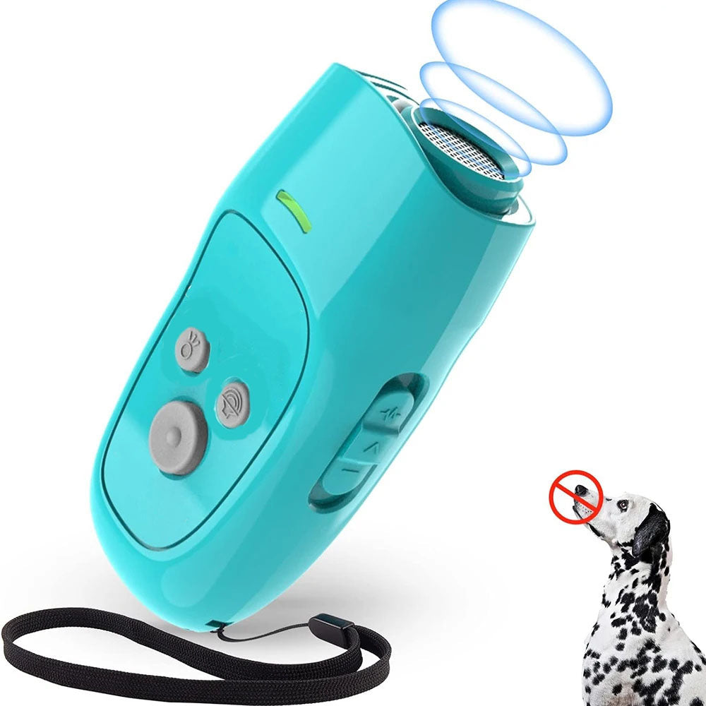 Ultrasonic Stop Dog Barking Device Blue