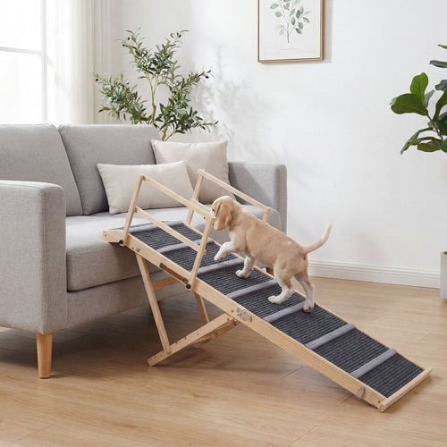 Adjustable Folding Dog Ramp for High Beds and Vehicles