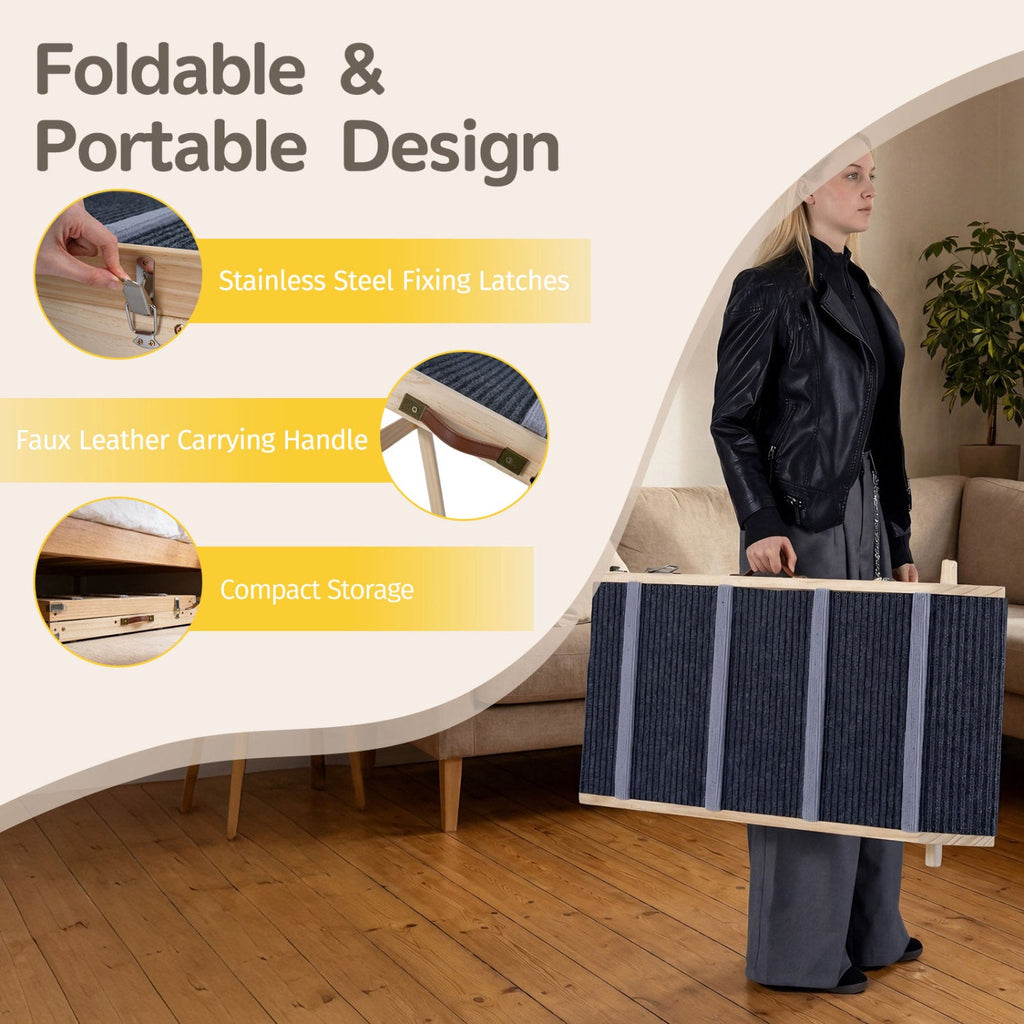 Adjustable Folding Dog Ramp for High Beds and Vehicles