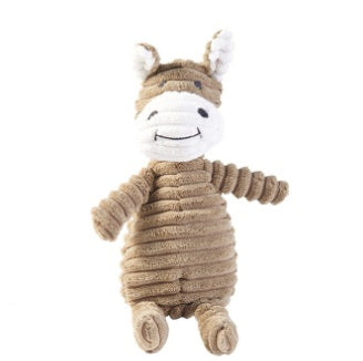 Vocal Animal Plush for Pet Dog Molar Teeth Cleaning Training Donkey