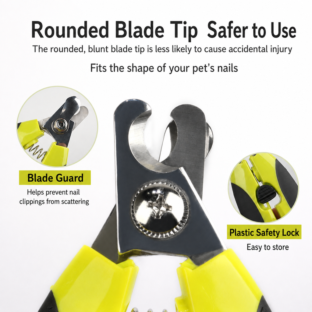 Pet Nail Clippers with File for Dogs and Cats