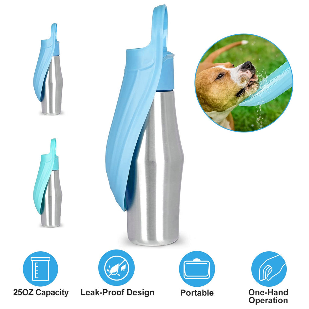GBruno 25OZ Portable Dog Water Bottle
