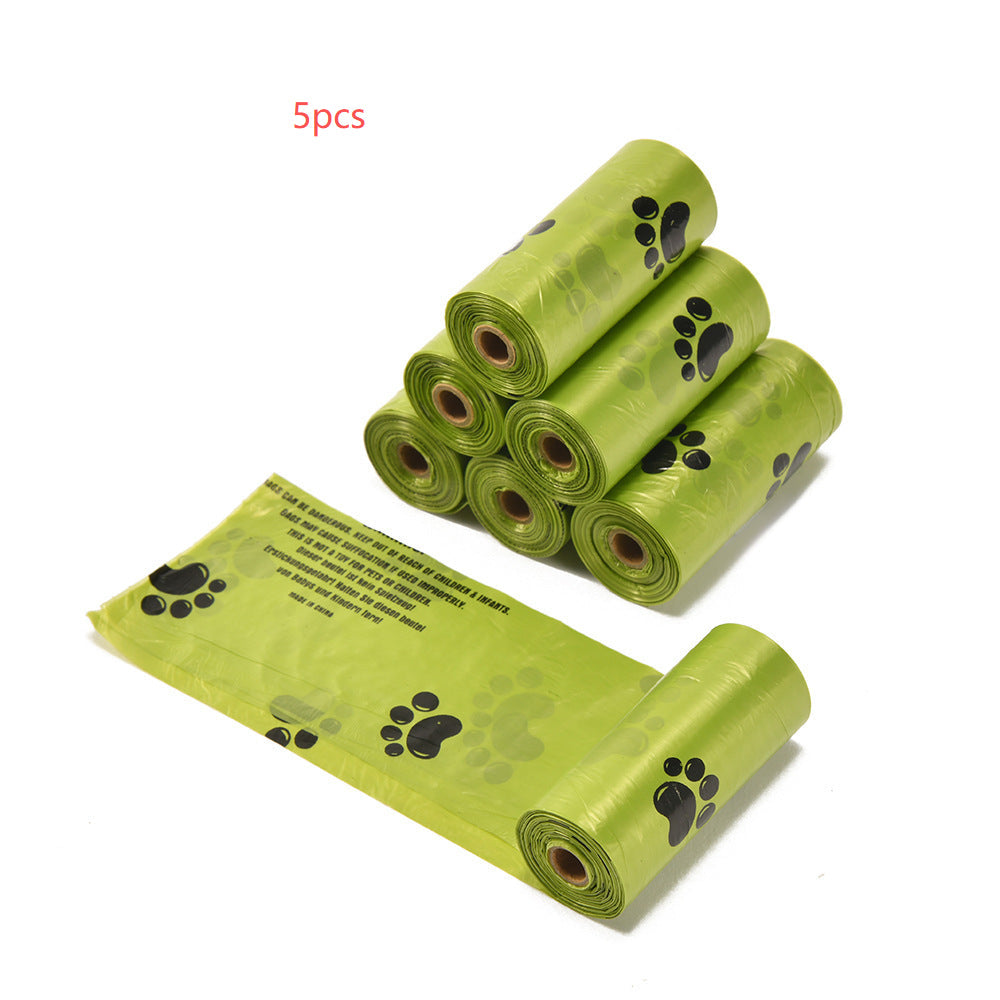 Portable Lightweight Dog Pooper Scooper With Built-in Poop Bag Dispenser Eight-claw Shovel For Pet Toilet Picker Pet Products 5pcs Pickup Bags