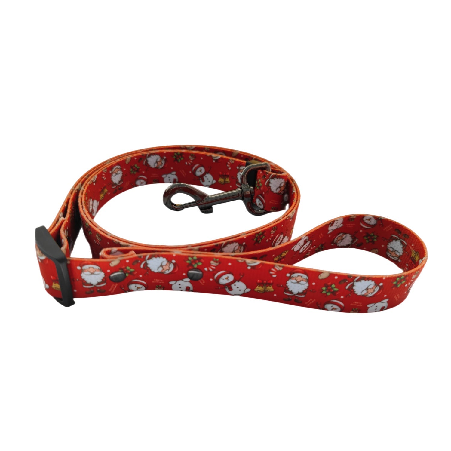 Christmas Dog Harness & Leash Set – Festive Print | Red & Green | S–XL Red 4 Style