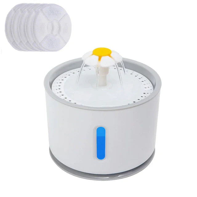 Automatic Cat Water Fountain Lake Blue Plastic 5 pieces