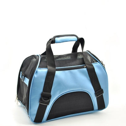 Pet Dog Outing Bag Carrying Bag Pet Bag Pet Backpack Dog Supplies New blue