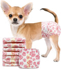 Female Dog Diapers 48 Count Disposable Leakproof Puppy Diapers XXS- Medium 48.0 Xx-Small