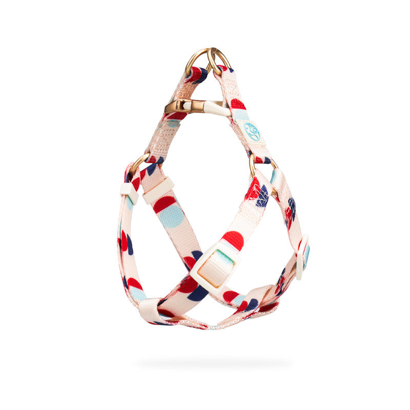 Fashion Y-shaped Chest Strap Pet Supplies Dog Leash Red chest back