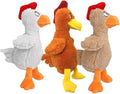 Rodney Rooster Dog Toy, White