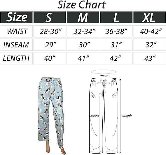 Golden Retriever Pajama Bottoms - Unisex