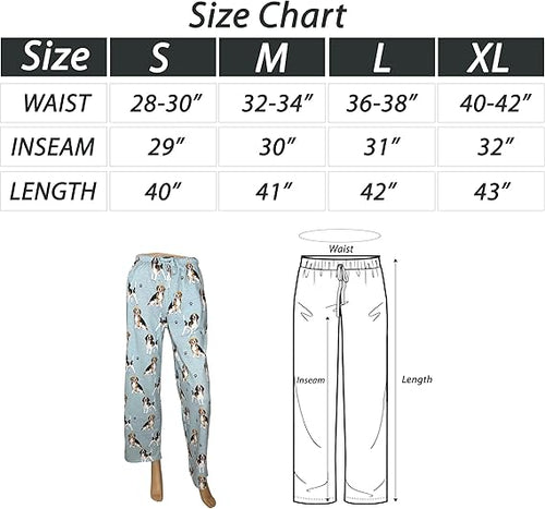 Border Collie Pajama Bottoms - Unisex