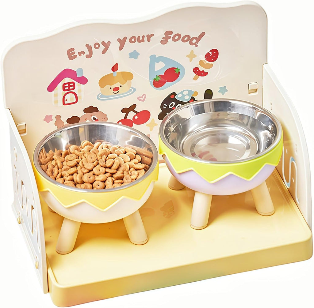 Elevated Stainless Steel Pet Bowl with Legs