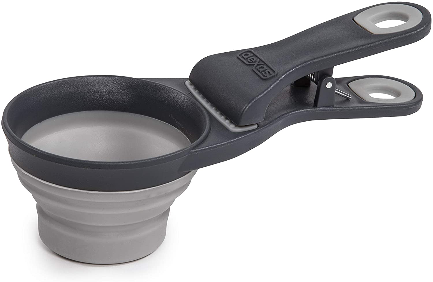 Collapsible Pet Food Scoop Gray 2 cups