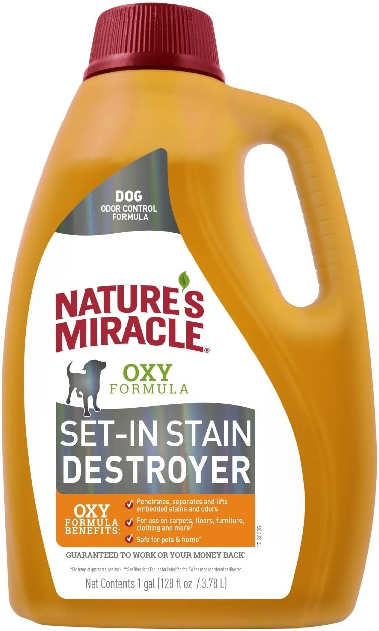 Oxy Formula Dual Action Pet Stain & Odor Remover By Nature's Miracle 1 Gal