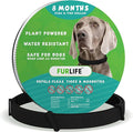 FurLife Flea and Tick Collar for Dogs – Waterproof Black Dog Collar, Pet Supplies for Tick and Flea Prevention for Dogs, Safe for All Breeds
