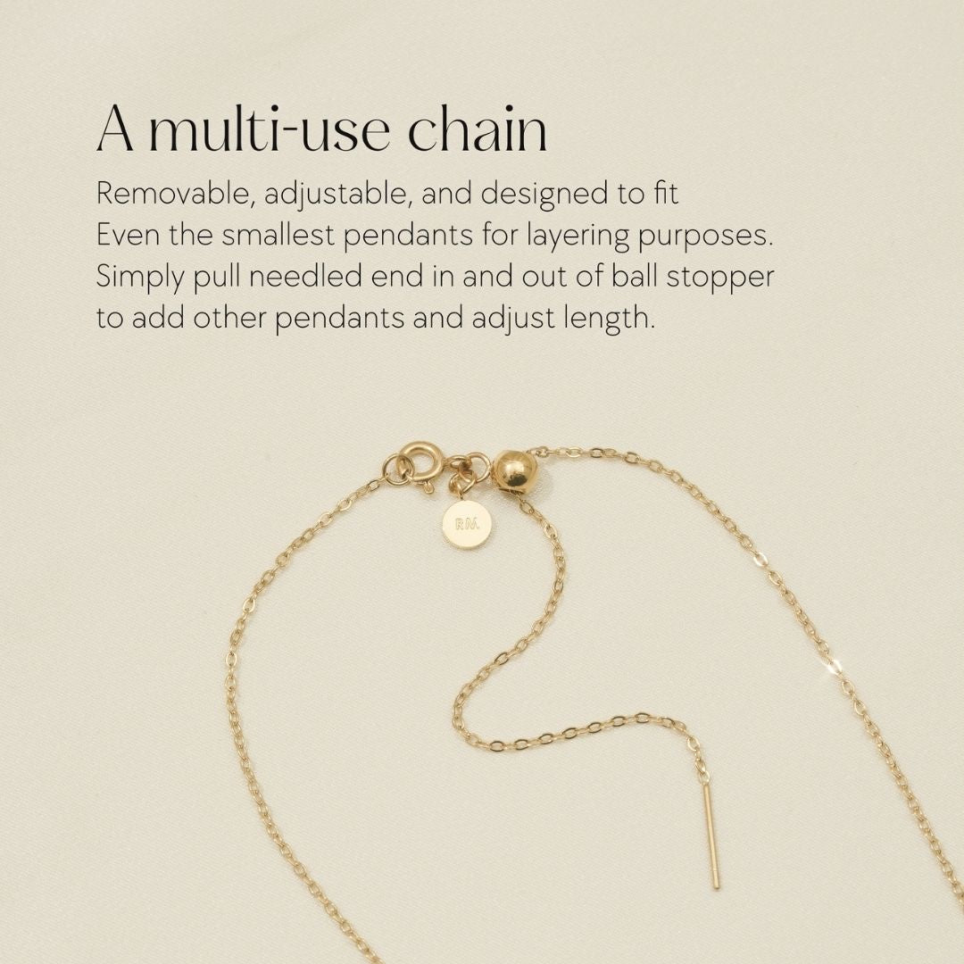 Treasure - Cremation Necklace for Dog & Pet Ashes - Gold