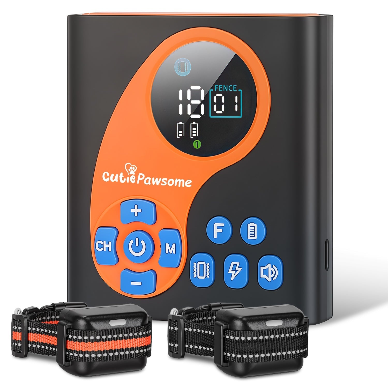Wireless Dog Fence System with Training Collar - 722FT Range 2 Collars