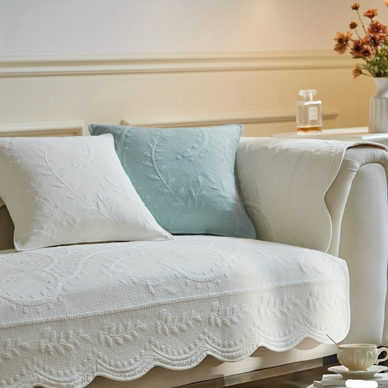 Waterproof Sofa Cover for Pets – Non-Slip Furniture Protector White 70*70