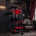 Gothic Cat Tree 75 Inch with Dual Perches and Houses Default Title
