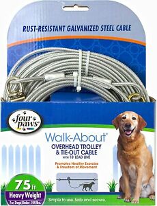 Four Paws Trolley Exerciser 75 ft